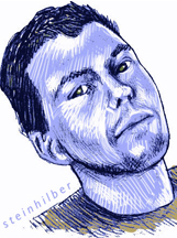 Robert Steinhilber 1983; self-portrait