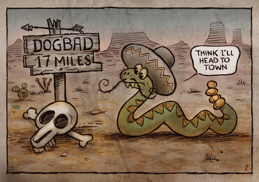 Senor Hsss goes to town.